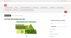 Desktop Screenshot of forjadoresdelprogreso.com